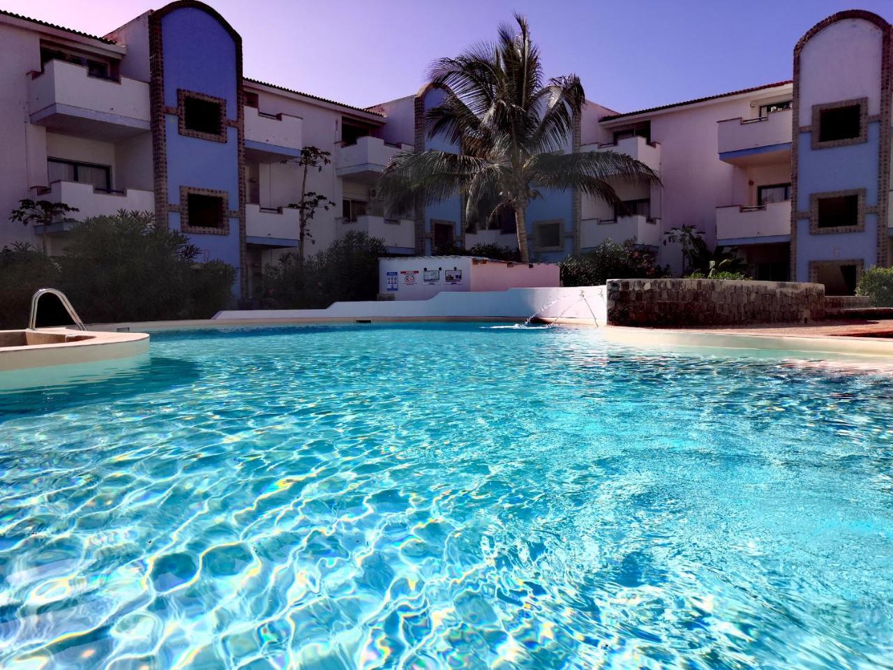 Sal Service Blu Moradias Residence With Pool Santa Maria Ngoại thất bức ảnh